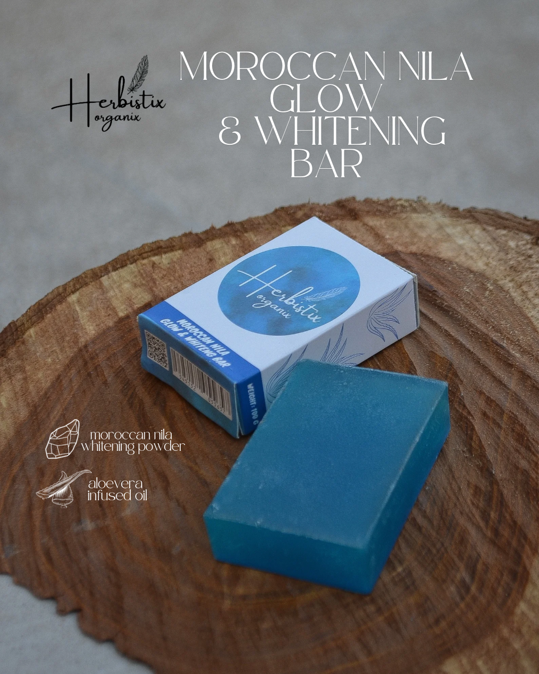 Herbistix Organix Moroccan Nila Glow & Whitening Bar