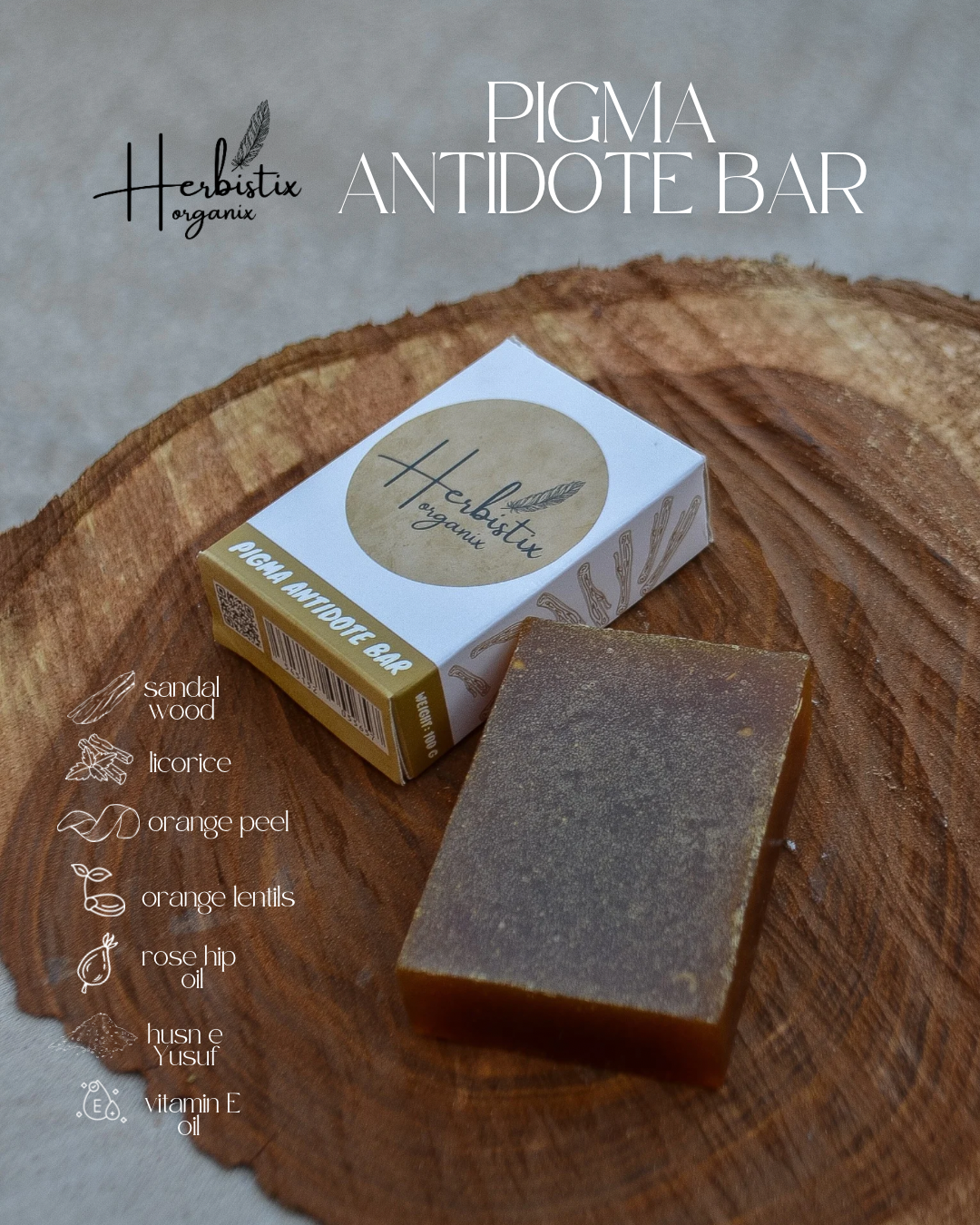 Herbistix Organix Herbal PIGMA ANTIDOTE BAR